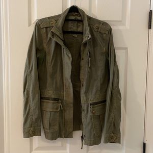 Lucky Brand green military jacket